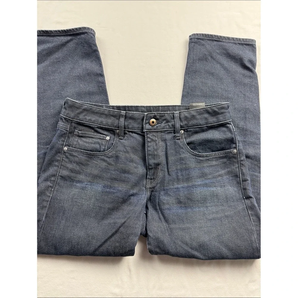 G-Star Raw Kate Boyfriend Dark Wash Gold Denim Jeans 28x30 D15264-B767-B815